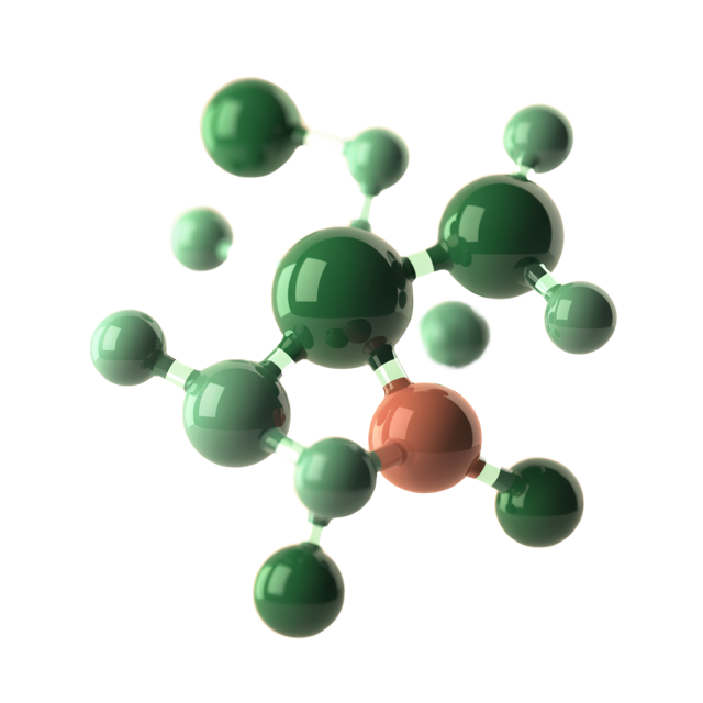 Representación molecular de Sermorelin