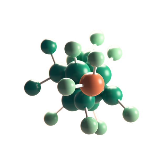 Representación molecular de Tesamorelin