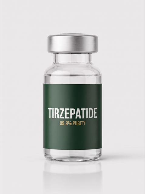 Vial de Tirzepatide — Péptidos Sin Caos